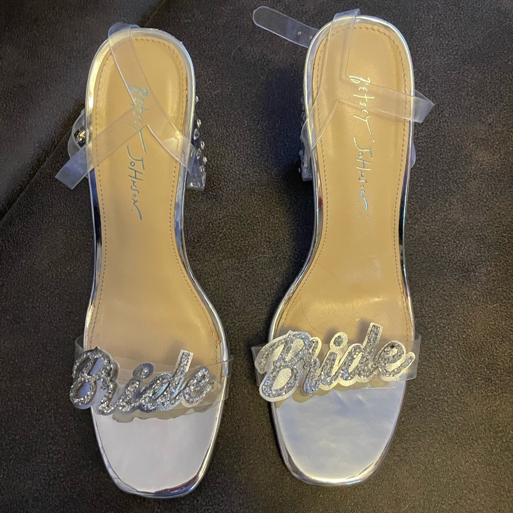 Betsy Johnson Bride heels